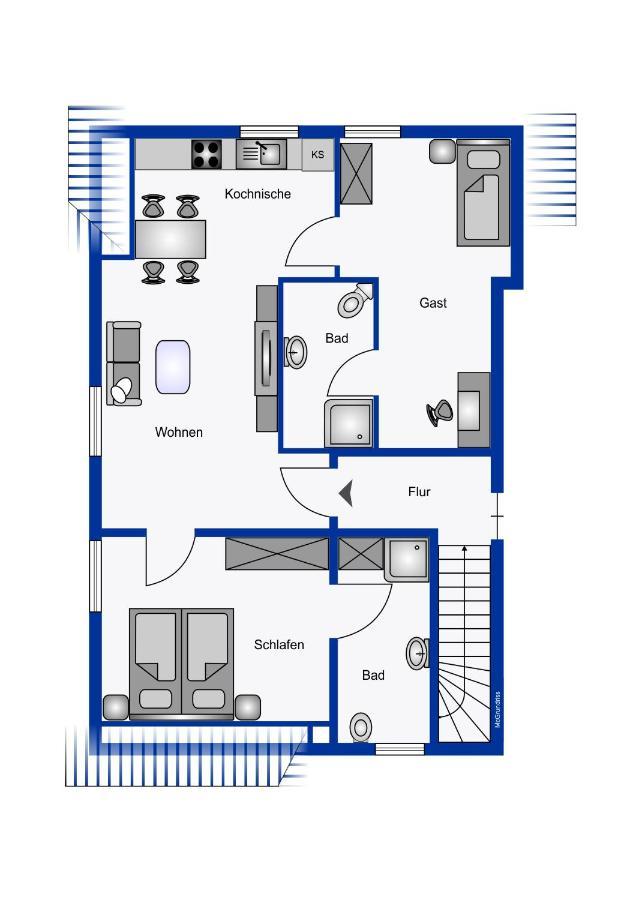Ferienwohnung Klintum Oldsum Exterior foto